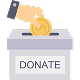 Support charities icon